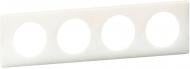 Рамка чотиримісна Legrand Celiane універсальна білий глянець 66634