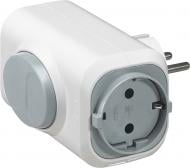 Двойник Legrand с заземлением 3 гн. серый 50665 Двойник Legrand с заземлением 3 гн. серый 50665