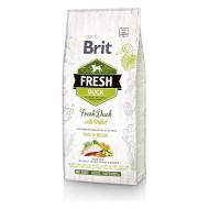 Корм сухий Brit Fresh Duck/Millet Active Run and Work з качкою та пшоном 12 кг