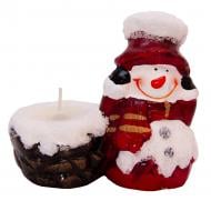 Подсвечник Снеговик, 11х9,5х9,8 см 441655