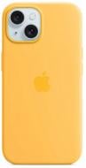 Чехол Apple Silicone Case with MagSafe для Apple iPhone 15 sunshine (MWNA3ZM/A)