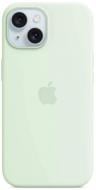 Чехол Apple Silicone Case with MagSafe для Apple iPhone 15 mint (MWNC3ZM/A)