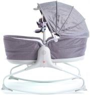 Крісло-гойдалка Tiny Love 3в1 Мамині обійми сіре з капюшоном 1805500030