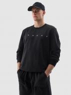Свитшот 4F SWEATSHIRT M1009 / BLUZA M1009 4FWSS24TSWSM1009-20S р.S черный
