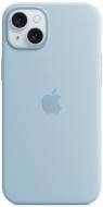 Чохол Apple Silicone Case with MagSafe для Apple iPhone 15 Plus blue (MWNH3ZM/A)