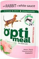 Корм Optimeal с кроликом в белом соусе 85 г