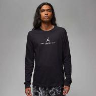Футболка Nike M J DF SPRT GFX LS CREW DV8446-010 р.XL черный