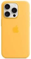 Чохол Apple Silicone Case with MagSafe для Apple iPhone 15 Pro sunshine (MWNK3ZM/A)