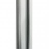 Рейкова панель акустична ПлиТТоргСервіс 17х300х2750 мм 0,825 кв.м біла