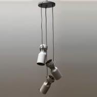 ВИТРИНА! Светильник подвесной ALFA Kapris Mini 62077 3x40 Вт /E14 серый