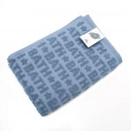 Полотенце махровое BATH 70x140 см синий джинс