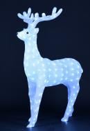 Декоративна новорічна фігура світлодіодний литий олень світлодіодна (LED) 240 ламп 120 см