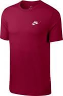 Футболка Nike M NSW CLUB TEE AR4997-677 р.M красный
