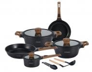 Набор посуды Kohen GRAND NOIR 11 предметов KN99008
