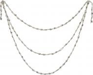 Бусы для елки 2,7 м серебристо–золотистые W50-1248/S-G