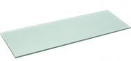 Полка стеклянная 600x зеленый металлик