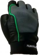 Рукавички для фітнесу Tunturi Fitness Gloves Fit Gel 14TUSFU290 р. S чорний із зеленим