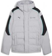 Пуховик мужской зимний Puma MAPF1 MT7+ ECOLITE PADDED JACKET 62731502 р.S серый