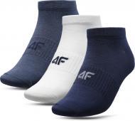 Носки 4F NOSD4-SOM301-31S+10S+24S р.39-42 белый/синий 3 шт.