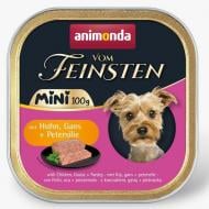 Корм вологий Animonda Vom Feinsten Mini з куркою, гускою + петрушка 100 г