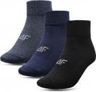 Носки 4F NOSD4-SOM302-31M+31S+20S р.39-42 синий/черный 3 шт.