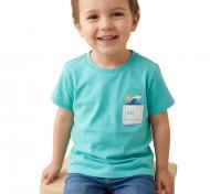 Футболка для мальчиков HW 53163_53164 р.92/98 голубой