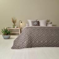 Покрывало Izzi 220x240 см IDEIA шоколадный/бежевый