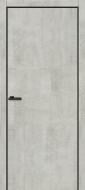 Блок дверной ОМиС FLAT 11 B R торец BLK ПГ 960 мм цемент