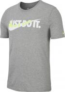 Футболка Nike M NSW TEE JDI BLKD SWOOSH QT BQ4250-063 р.XL серый