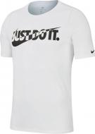 Футболка Nike M NSW TEE JDI BLKD SWOOSH QT BQ4250-100 р.XL белый