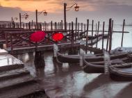 Репродукция Венеция гондолы 80x80 см RozenfeldArt RZF-327