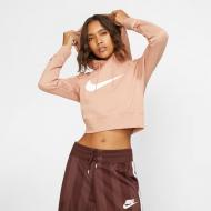 Джемпер Nike W NSW SWSH HOODIE CROP FT BQ9754-605 р. S розовый