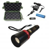 Фонарик аккумуляторный VARGO V-114985 [019] Black 114985