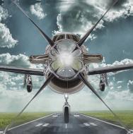 Репродукция Самолет 80x80 см RozenfeldArt RZF-334