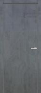 Блок дверной ОМиС FLAT 11 B L торец SILV ПГ 660 мм цемент темный