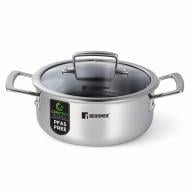 Каструля з кришкою Bergner 20 см (BG-33221-BL)
