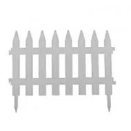 Огорожа для газону 46 см біла