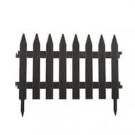 Ограждение для газона 46 см коричневая