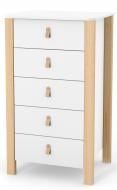 Комод Veres Монако високий 600 біло -буковий 34.1.351.2.15