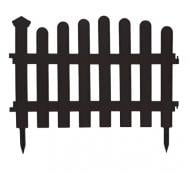 Огорожа для газону Мадера коричнева
