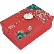Коробка подарочная Красная Merry Christmas со шнурком 21х14х8 см 1103407302