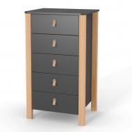 Комод Veres Комод Верес Монако високий 600 темно -сірий 34.1.351.2.16