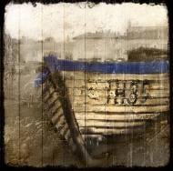 Репродукция Лодка на пляже 80x80 см RozenfeldArt RZF-349