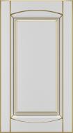 Фасад для кухни Грейд Белый патинированный золотом №383 713x396 Аркьюит
