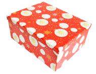 Коробка подарочная новогодние украшения 27х20 см 1110212705