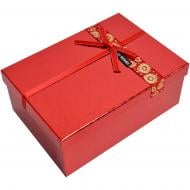 Коробка подарочная Красная "Glossy Bubbles" 21x14x8 см 1235152392