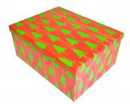 Коробка подарочная Елки 19х13 см 1110228701