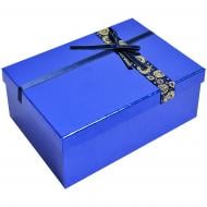 Коробка подарочная Синяя "Glossy Bubbles" 19x12x6.5см 1235152771