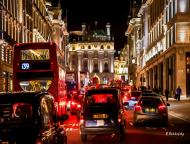 Репродукция Ночной город 80x107 см RozenfeldArt RZF-363