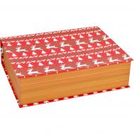 Коробка подарочная "Скандинавский орнамент" 23x16x6см 140322841